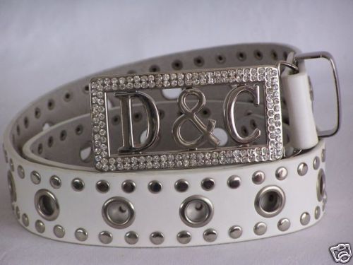 Strass nietengürtel mit - strass, 3
