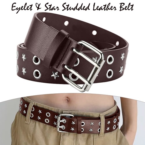 Herren ledergürtel brown - pu,